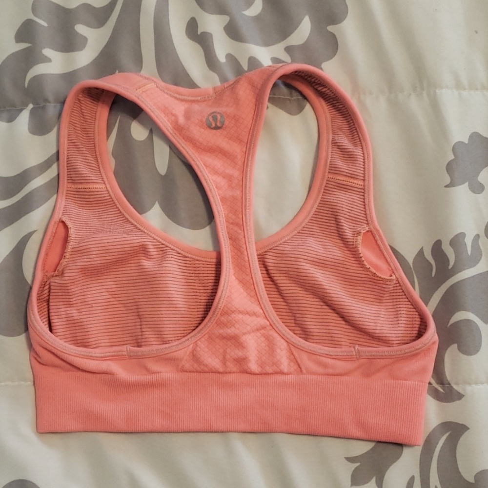 Lululemon Ebb and Flow Bra Pop Orange - Picture 4 of 5